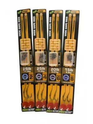 Bezpečná Platba FOX navazce wide gape rigs-brown 4