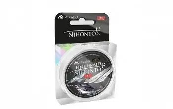 Akce MIKADO Pletená šňůra - NIHONTO FINE BRAID 012 15M bílá Nosnost : 8.80kg Z21W-012