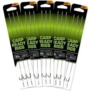 FOX Návazce Carp Ready Rigs Wide Gape 3 ks - 25 lb Velikost Háčku 2 Akce