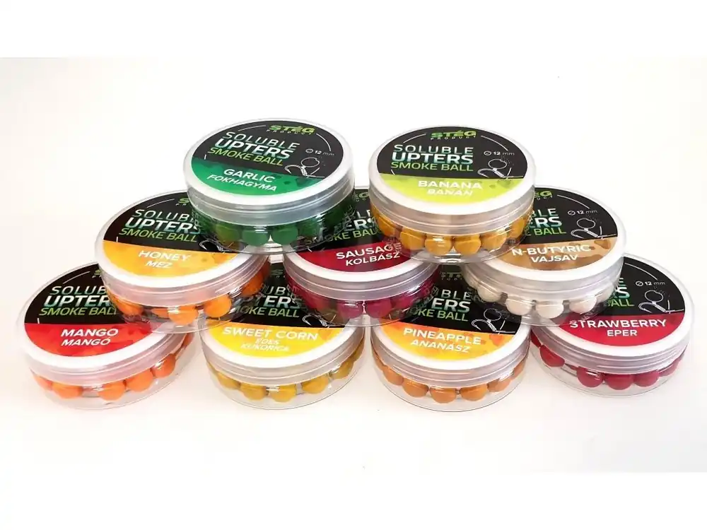 Stég Soluble Upters Smoke Ball 12 mm 30 g Butyric - Acid Omezená Nabídka