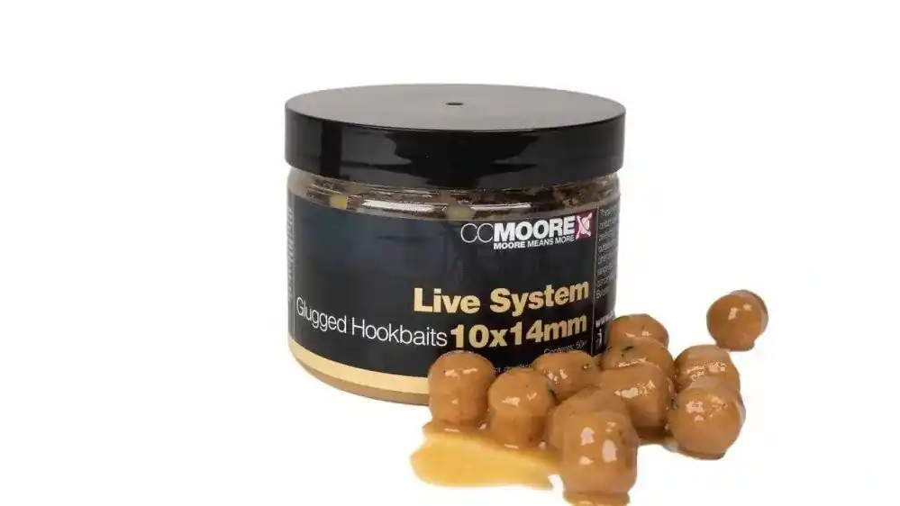 CCMOORE boilie v dipu Live System Glugged Hookbaits 10x14 mm 50 ks Nejlepší Cena