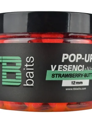 TB Baits Plovoucí Boilie Pop-Up Strawberry Butter + NHDC 65 g 12 mm Pouze Dnes