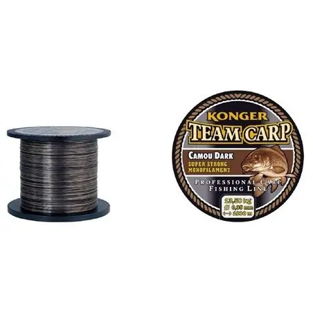 KONGER vlasec Team Carp camou dark 600m 0,25mm 8kg Odeslání Ihned