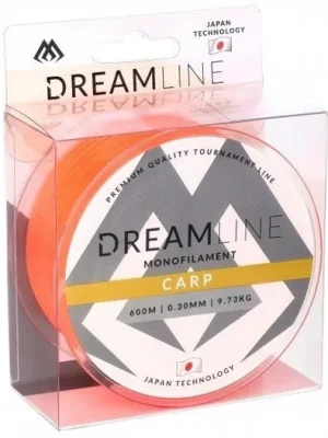 Vysoce Kvalitní MIKADO dreamline carp fluo orange 1200m 0,38mm 14,30kg
