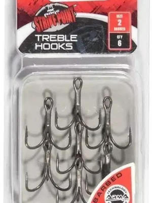 Akce FOX RAGE trojháčky Strike Point Treble hooks 6ks 1
