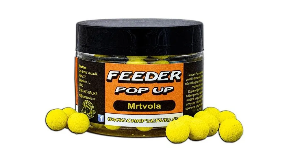 Carp servis Václavík feeder pop up 9mm 30g Mrtvola Zlevněný