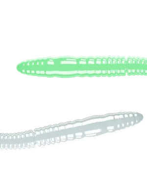 Sleva Libra Lures Fatty D´Worm Tournament 55mm 000 Glow UV Green Sýr 12ks
