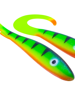 Speciální Cena Svartzonker McRubber Glow Series Sea&Lake 25cm & 34cm Glow Fire Tiger