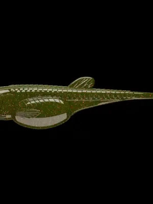 Tovární Cena Libra Lures Embrion Shad 7,6cm 032 MotorOil Green 1ks