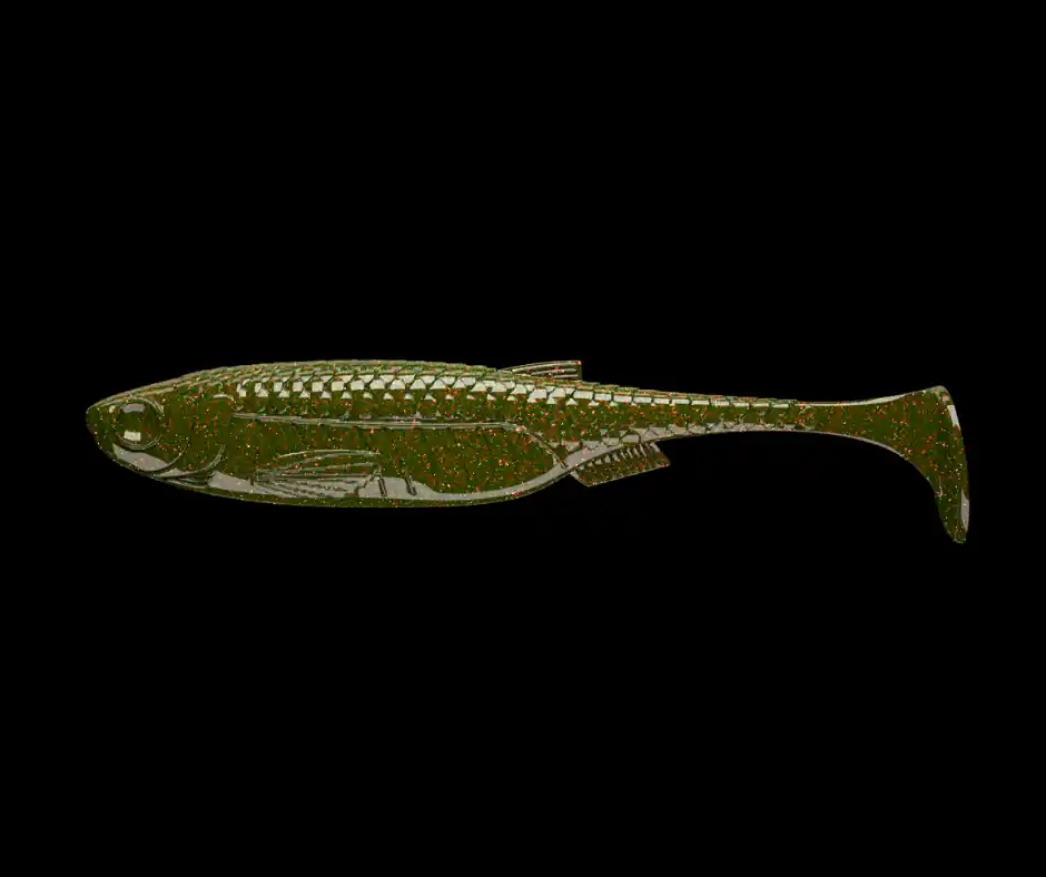 Speciální Cena Libra Lures Kraken Shad 5cm 032 MotorOil Green 1ks