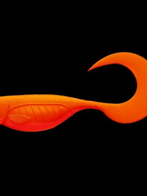Finální Výprodej Libra Lures Embrion Twist Tail 7,5cm 011 Hot Orange 1ks