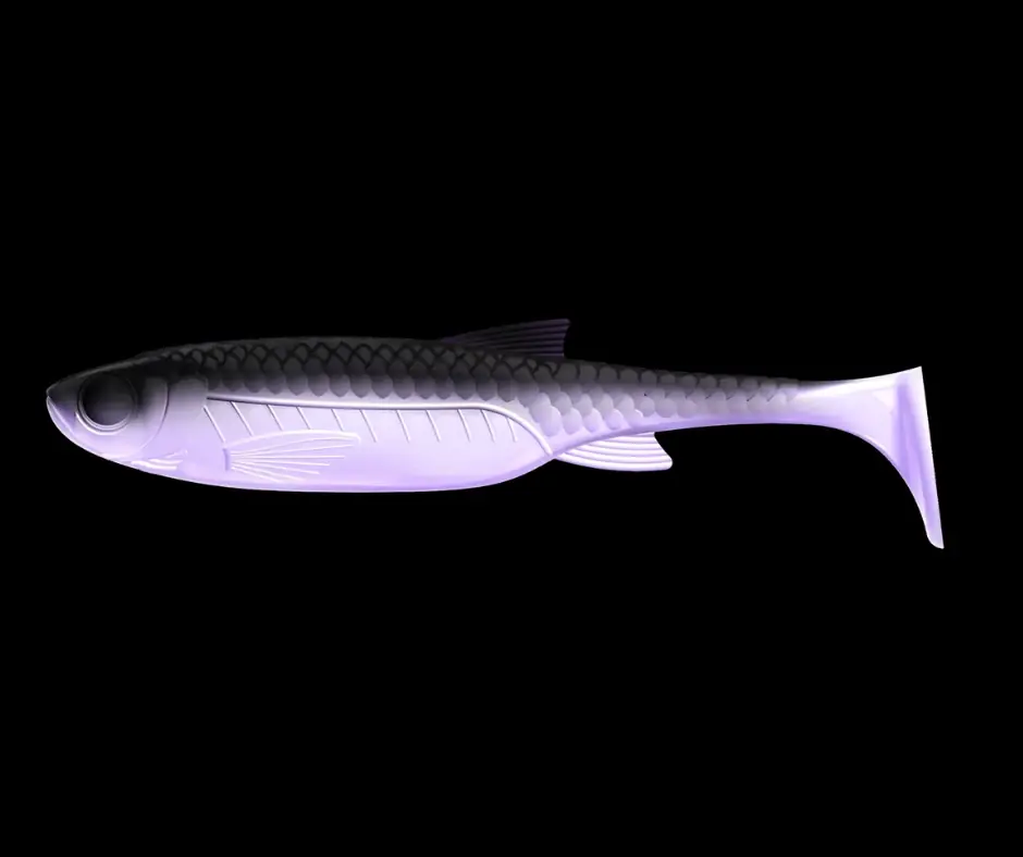 Originální Libra Lures Kraken Shad 15cm 120 Violet Shine