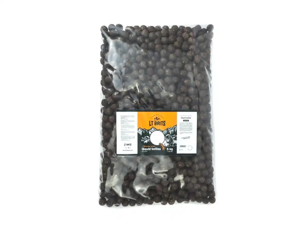 Tovární Cena LT BAITS Boilies Squid 5kg 20 mm