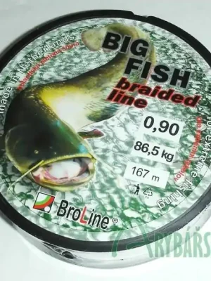 Cenově Výhodný BROLINE Sumcová šňůra Big Fish 8X 167 m 0.60 mm (54 kg)