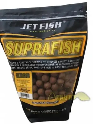 Akční Cena JET FISH Supra Fish Boilie KRAB 1 kg 24 mm (Není skladem)