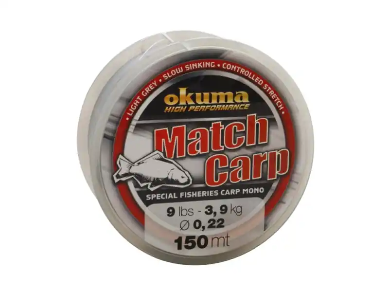 Nejlepší Cena OKUMA Vlasec Match Carp 150 m 0.22 m / 3.9 kg