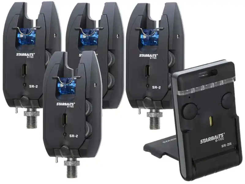 STARBAITS D-TEC E PACK BLUE 4 RODS 4+1 sada hlásičů s bezdrátovým příposlechem Nakupujte Hned
