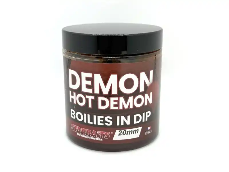 STARBAITS Boilies in Dip Concept Hot Demon 150 g 20 mm Bezpečná Platba