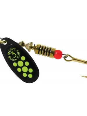 Nejprodávanější Třpytka Mepps Black Fury černá/fluo žlutá 3