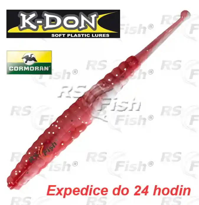 Smáček Cormoran K-DON S8 Slugtail - barva strawberry - 5 ks Speciální Cena