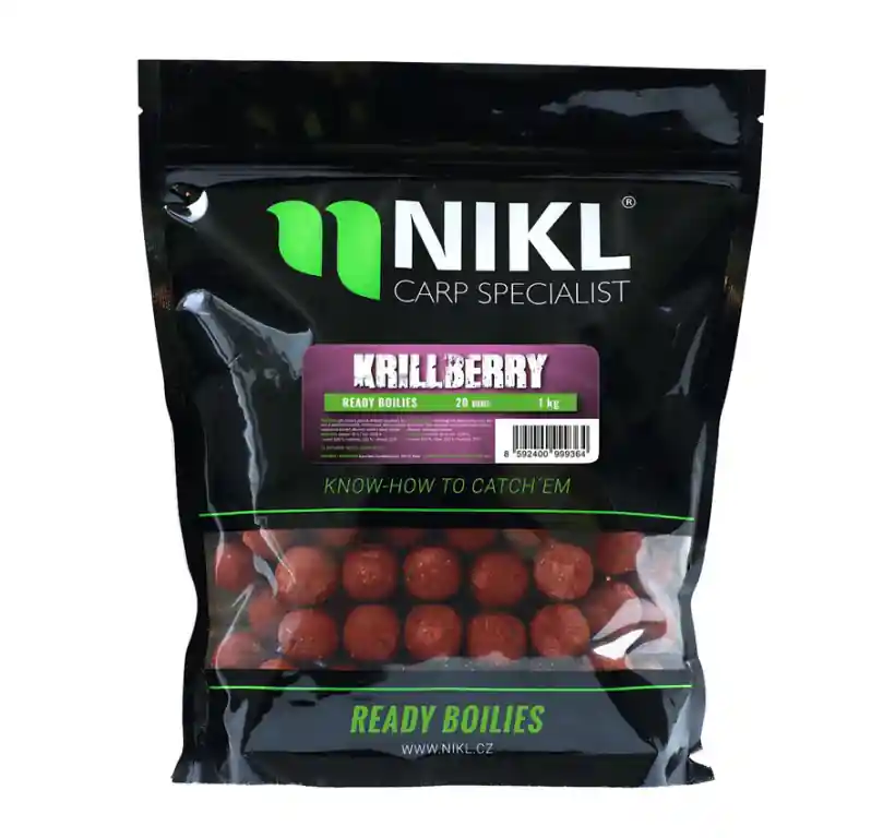 Super Cena Boilies Nikl Ready - Krill Berry