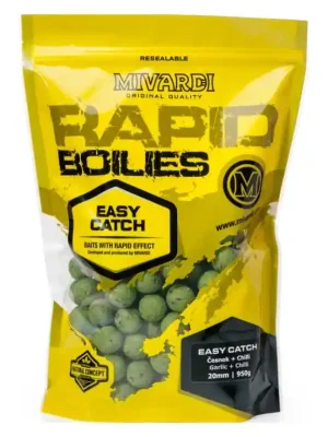 Boilies Mivardi Rapid Easy Catch - Česnek + Chilli - Ø 20 mm / 950g Bezpečná Platba