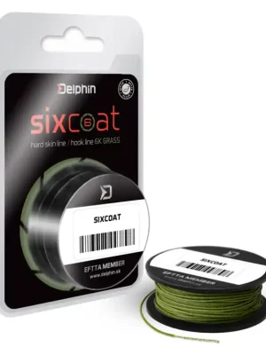 Šňůra návazcová Delphin SIXCOAT Skin - barva tráva - 13 m Kup Teď