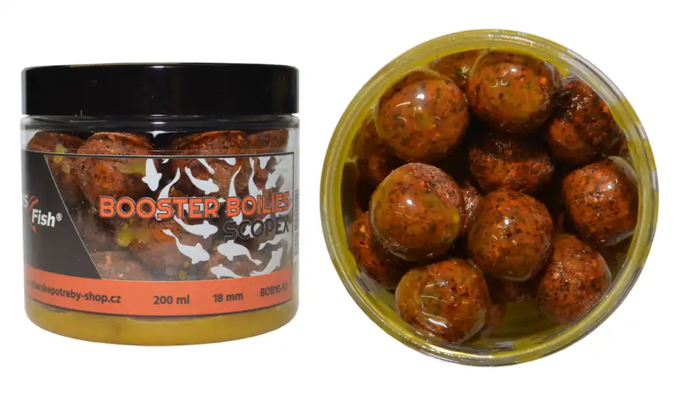Nejlepší Cena Boilies RS Fish BOOSTER - Scopex
