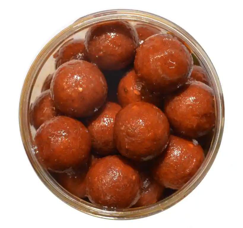 Dokud Zásoby Vydrží Boilies v dipu Nikl - Chilli & Peach