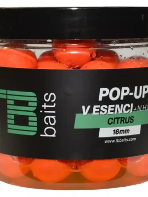 Boilies TB Baits POP-UP Citrus + NHDC - Ø 12 mm Originální