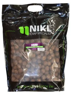 Boilies Nikl Economic Feed - Squid 5 kg - Ø 20 mm Oblíbený