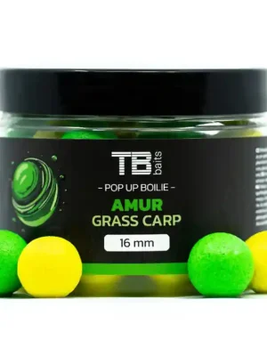 Super Cena Boilies TB Baits POP-UP Amur + NHDC - Ø 16 mm