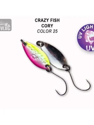 Cenově Výhodný Plandavka Crazy Fish Cory 21mm 1,1g color 25