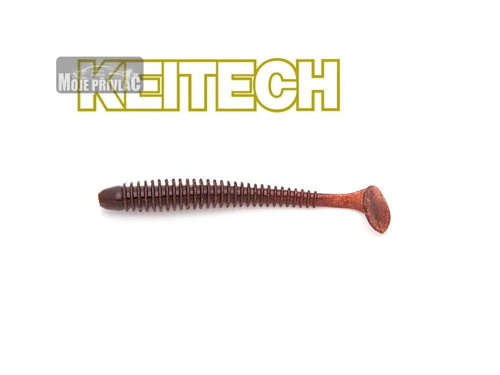 Gumová Nástraha Keitech Swing Impact 2,5", 6,5cm Scuppernong / Red (10ks) Tovární Cena