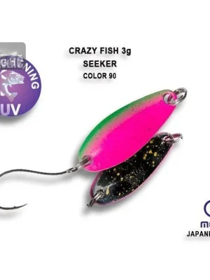 Bezpečná Platba Plandavka Crazy Fish Seeker 28mm 3g color 90