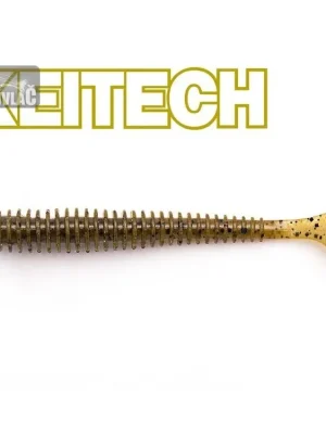 Rychlé Dodání Gumová Nástraha Keitech Swing Impact 4", 10cm Green Pumpkin PP (8ks)