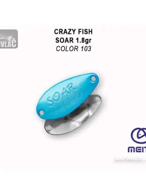 Cenová Bomba Plandavka Crazy Fish Soar 25mm 1,8g color 103