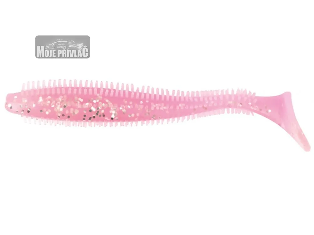 Gumová nástraha Ripper Fox Rage Spikey Shad 12cm Pink Candy (UV) Novinka