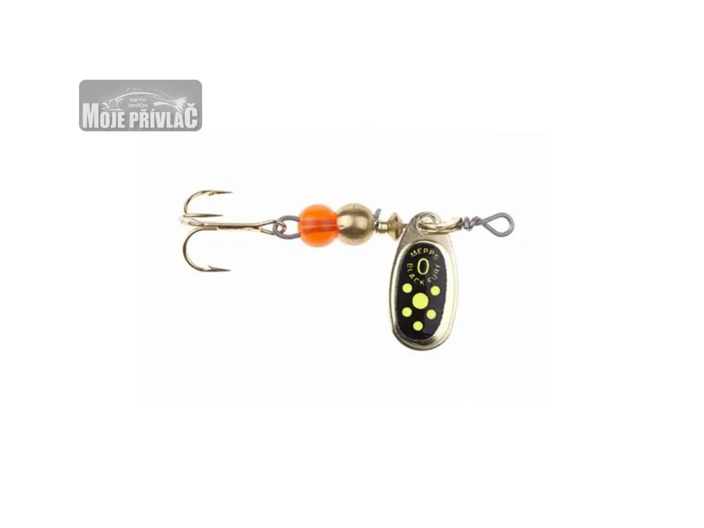 Rotační třpytka Mepps Black Fury Vel.0 2g Zlatá-Chartreuse Super Cena