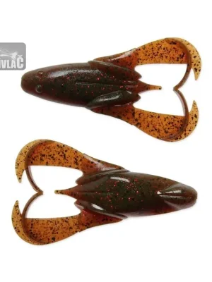 Akce Gumová nástraha Keitech Noisy Flapper 3,5" 9cm Motoroil PP. Red (5ks)