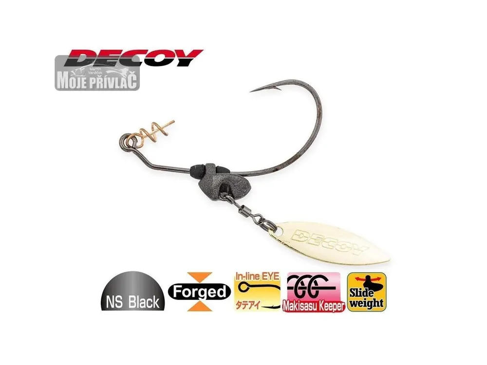 Háček Decoy Worm 230G Makisasu Blade Golg 1,8g Vel.1 (2ks) Výhodná Nabídka
