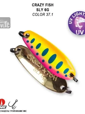 Plandavka Crazy Fish Sly 38mm 6g color 37,1 Výprodej