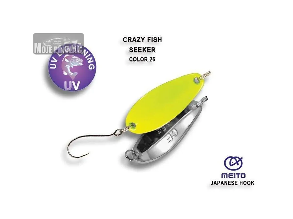 Plandavka Crazy Fish Seeker 28mm 2,5g color 26 Objednat Nyní