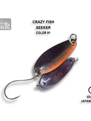 Aktuální Plandavka Crazy Fish Seeker 28mm 2,5g color 91