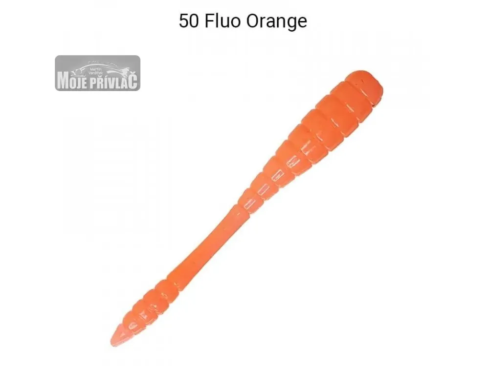 Akční Nabídka Gumová nástraha Crazy Fish Tipsy 5cm 50 Fluo Orange (8ks)