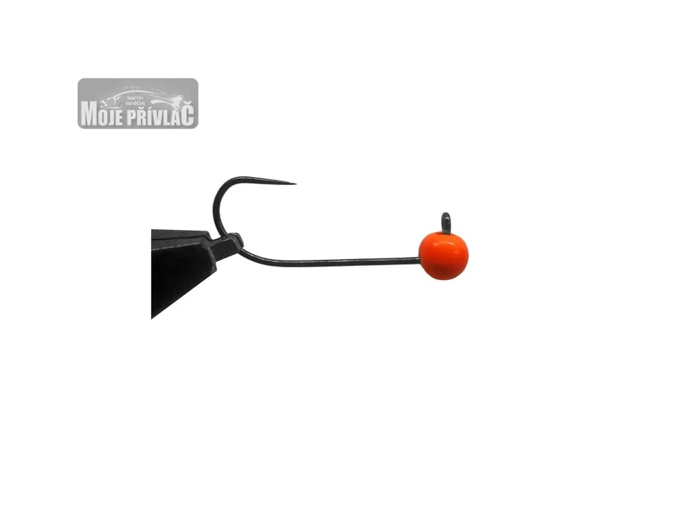 Koupit Online Wolframová Jigová hlavička HD Barbless bez protihrotu vel.4 0,9g oranžová (5ks)