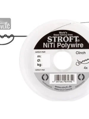 Ověřený Titanové vázací lanko STROFT NiTi Polywire 35kg 2m