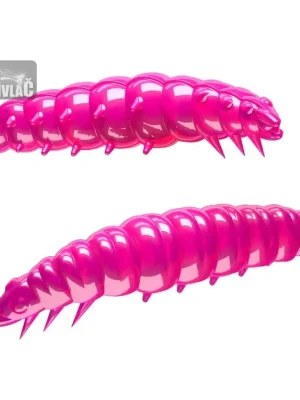Značkový Gumová nástraha Libra Lures Larva 35mm Hot Pink 019 Cheese (12ks)