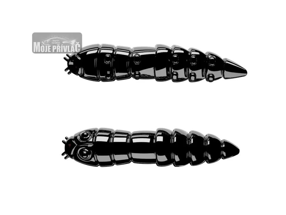 Cenově Výhodný Gumová nástraha Libra Lures Kukolka 42mm Black 040 Cheese (10ks)