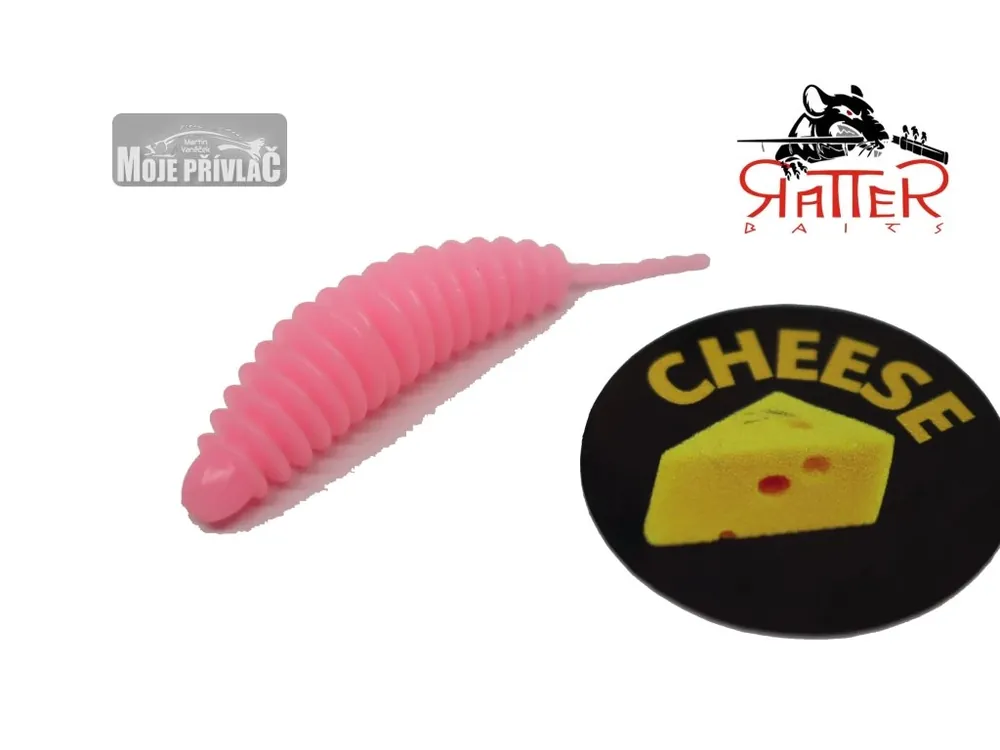 Ihned K Objednání Gumová nástraha Ratterbaits Trout Plamp 56mm Bubble Gum Cheese (10ks)